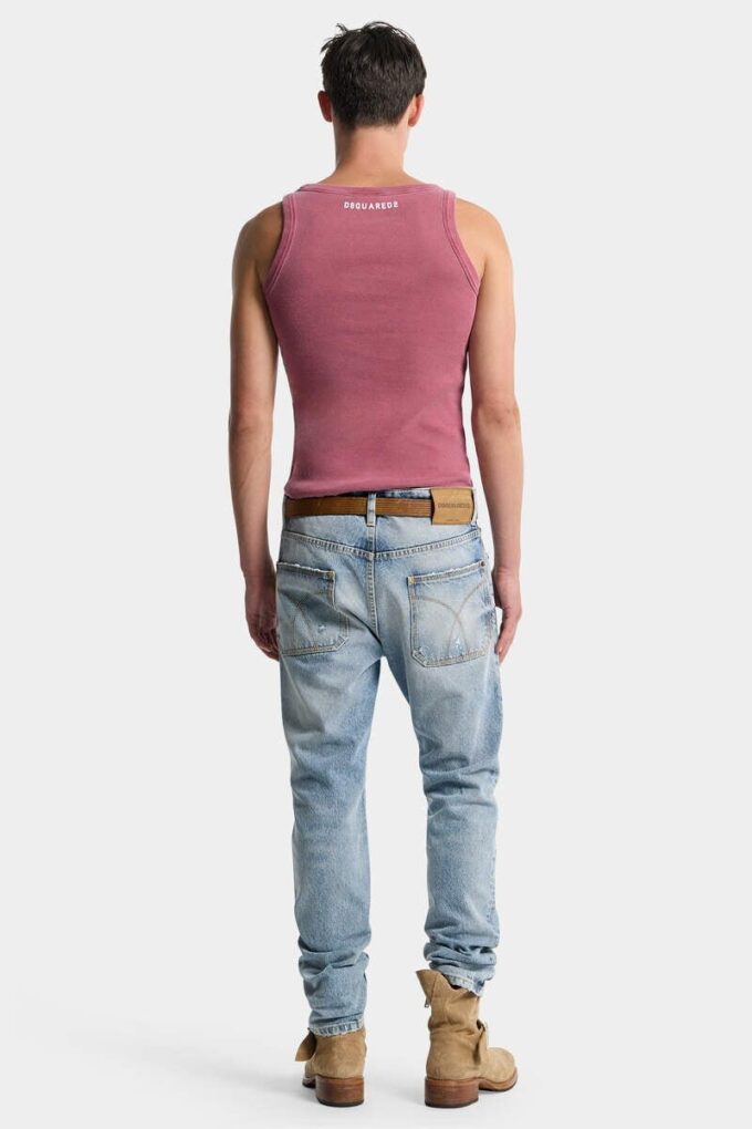 Jeans Teddy con lavaggio leggero Diagonale Jeans Teddy con lavaggio leggero Diagonale