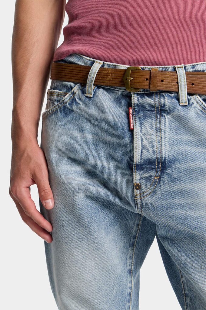 Jeans Teddy con lavaggio leggero Diagonale Jeans Teddy con lavaggio leggero Diagonale