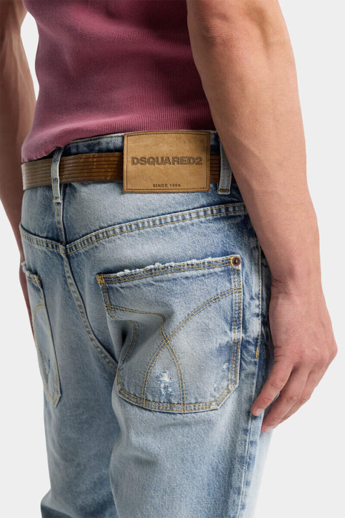 Jeans Teddy con lavaggio leggero Diagonale Jeans Teddy con lavaggio leggero Diagonale