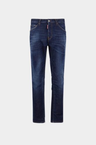 Jeans Teddy con lavaggio scuro pulito