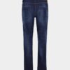 Jeans Teddy con lavaggio scuro pulito