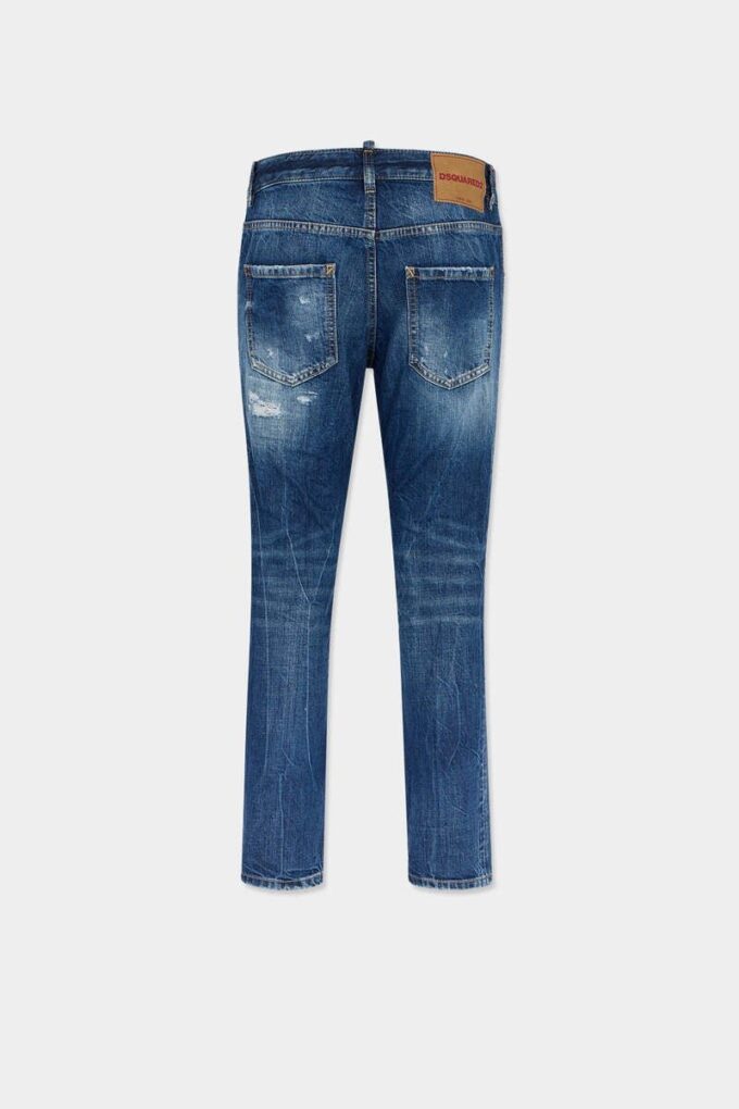 Jeans Teddy con lavaggio strappato medio Jeans Teddy con lavaggio strappato medio