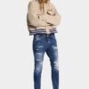 Jeans Teddy con lavaggio strappato medio Jeans Teddy con lavaggio strappato medio