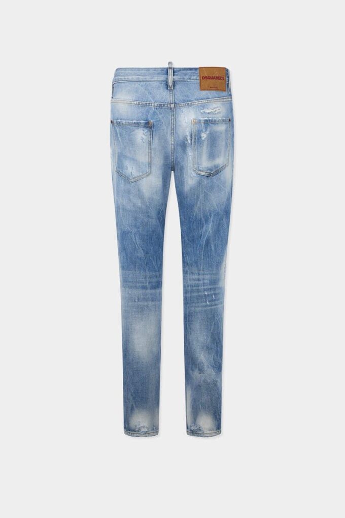 Jeans Teddy dal lavaggio chiaro Jeans Teddy dal lavaggio chiaro