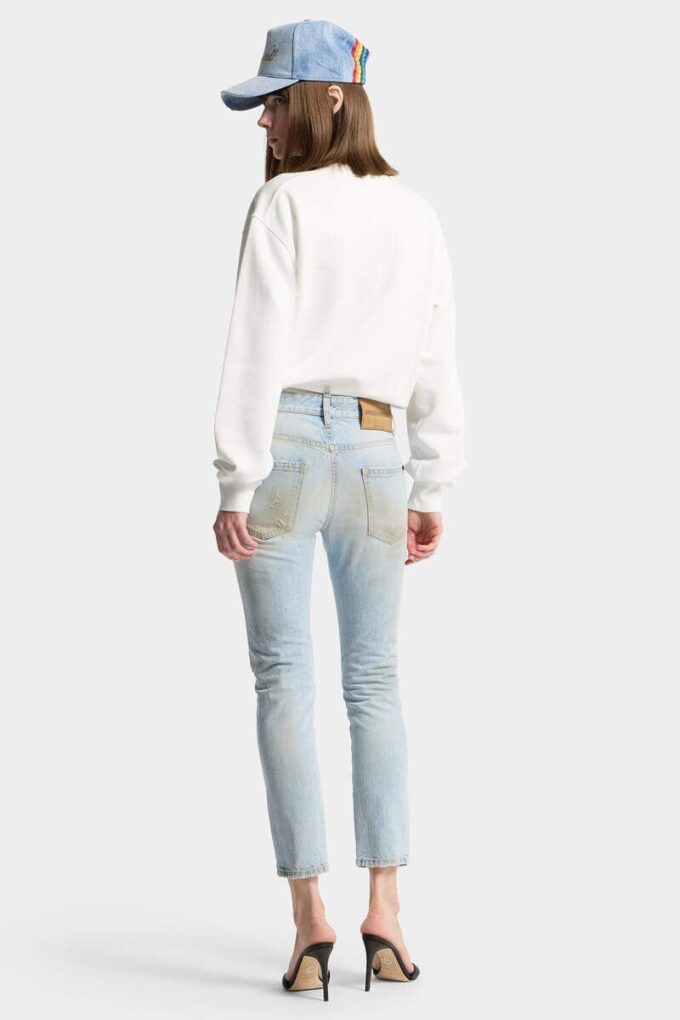 Jeans Teddy dal lavaggio chiaro Jeans Teddy dal lavaggio chiaro