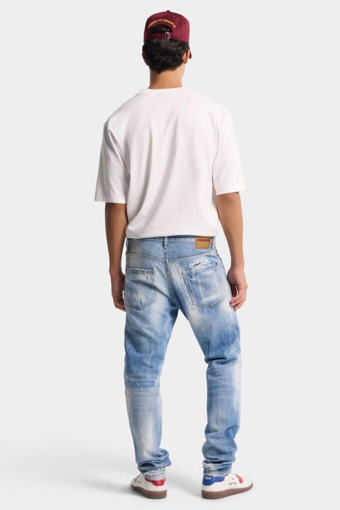 Jeans Teddy dal lavaggio chiaro Jeans Teddy dal lavaggio chiaro