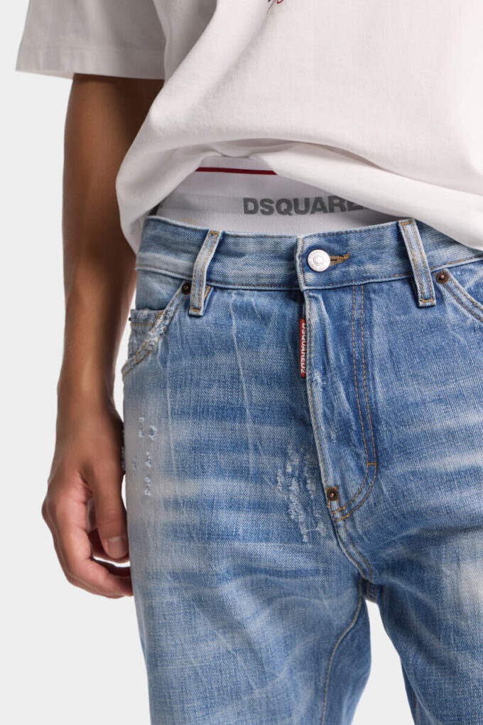 Jeans Teddy dal lavaggio chiaro Jeans Teddy dal lavaggio chiaro
