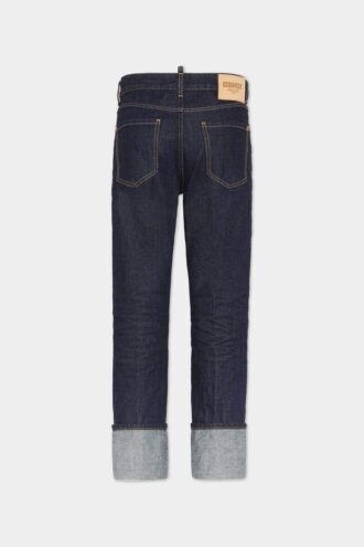 Jeans Tomboy con autentico lavaggio denim