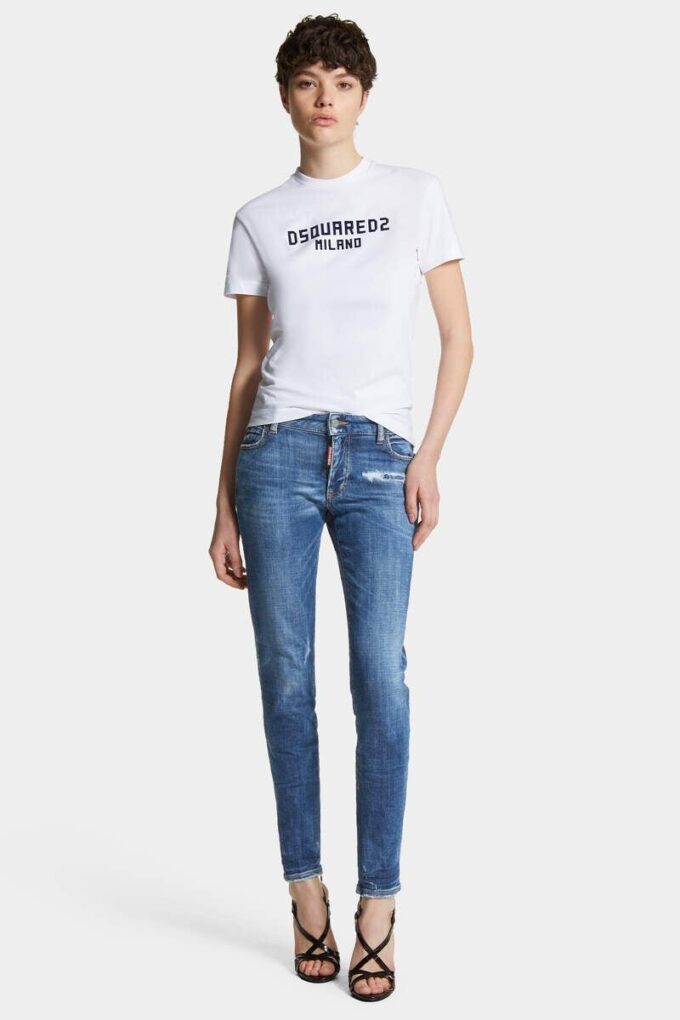 Jeans Twiggy a vita media con lavaggio medio Jeans Twiggy a vita media con lavaggio medio