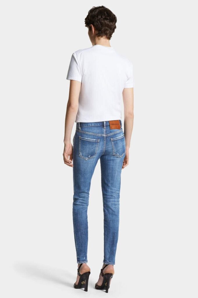Jeans Twiggy a vita media con lavaggio medio Jeans Twiggy a vita media con lavaggio medio