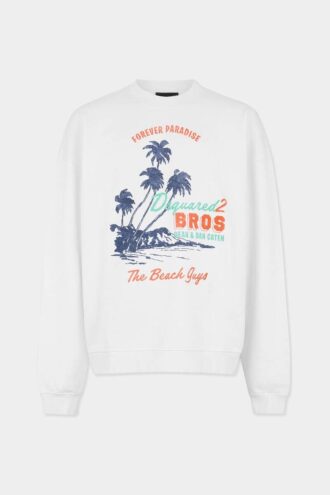 Maglia a girocollo vintage estiva dalla vestibilità comoda