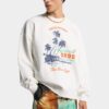 Maglia a girocollo vintage estiva dalla vestibilità comoda Maglia a girocollo vintage estiva dalla vestibilità comoda