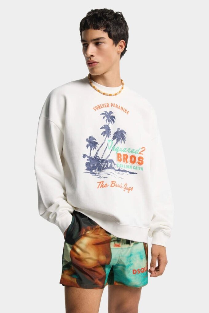 Maglia a girocollo vintage estiva dalla vestibilità comoda Maglia a girocollo vintage estiva dalla vestibilità comoda