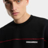 Maglia girocollo Dsquared2 Tape dalla vestibilità comoda Maglia girocollo Dsquared2 Tape dalla vestibilità comoda