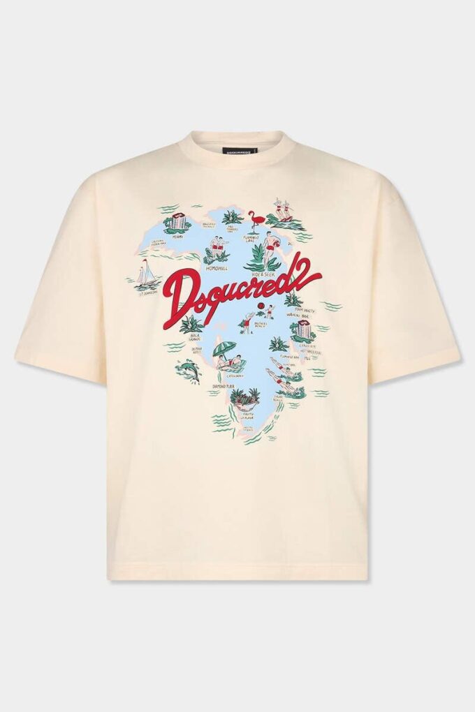 Maglietta Aloha Souvenir dalla vestibilità ampia