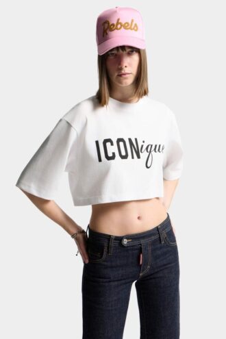 Maglietta corta Iconique dalla vestibilità ampia