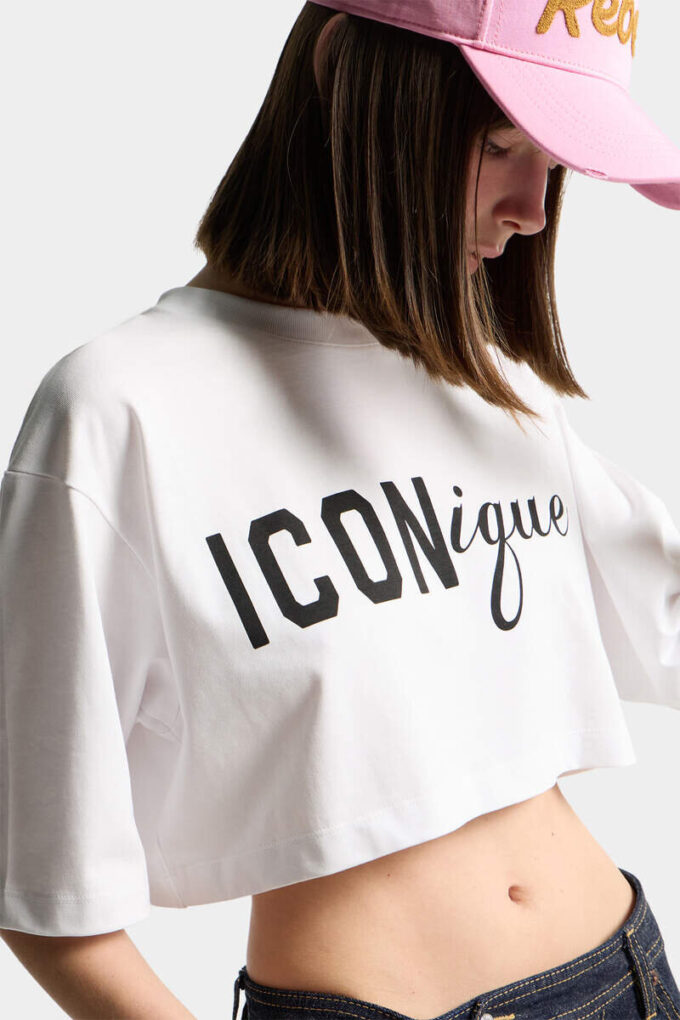 Maglietta corta Iconique dalla vestibilità ampia