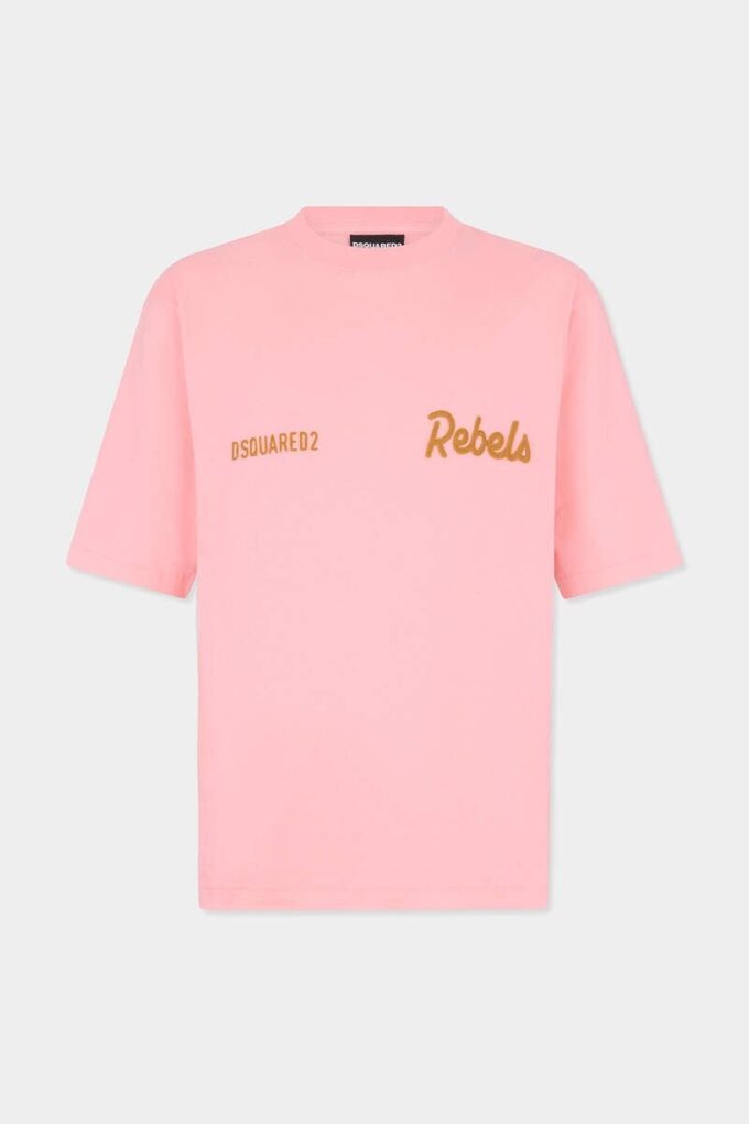 Maglietta Dsquared2 Rebels dalla vestibilità ampia Maglietta Dsquared2 Rebels dalla vestibilità ampia