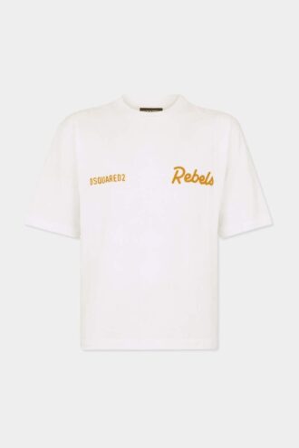 Maglietta Dsquared2 Rebels dalla vestibilità ampia