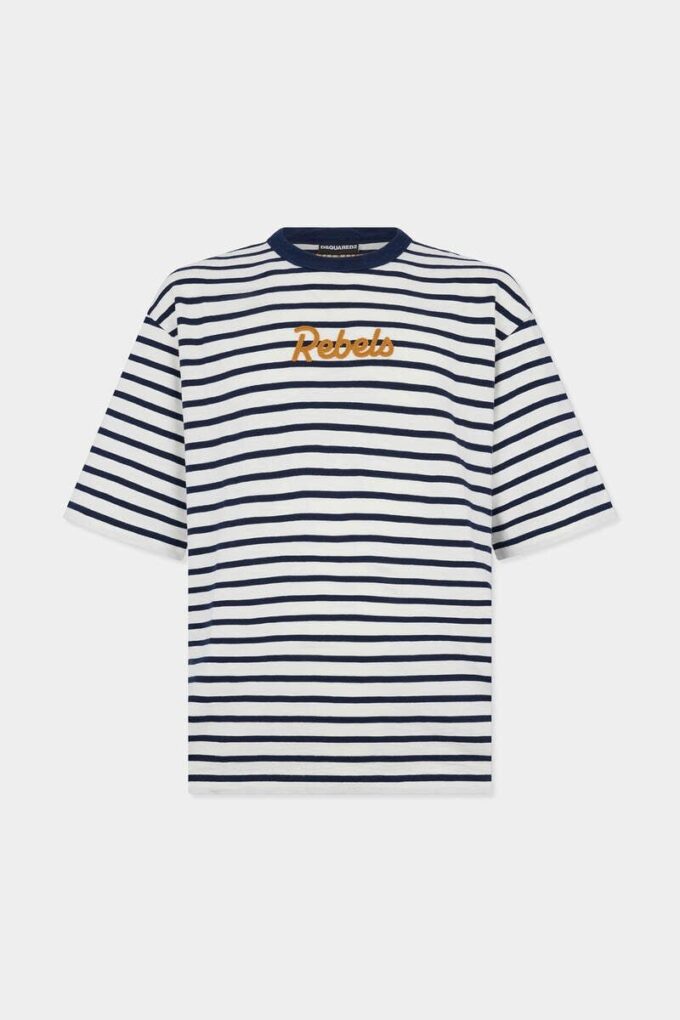 Maglietta Dsquared2 Rebels dalla vestibilità ampia Maglietta Dsquared2 Rebels dalla vestibilità ampia