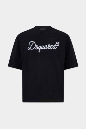 Maglietta Dsquared2 ricamata dalla vestibilità ampia