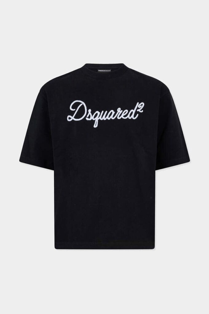 Maglietta Dsquared2 ricamata dalla vestibilità ampia Maglietta Dsquared2 ricamata dalla vestibilità ampia