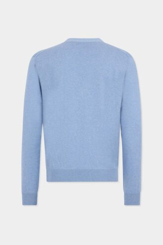 Maglione a collo a V in maglia