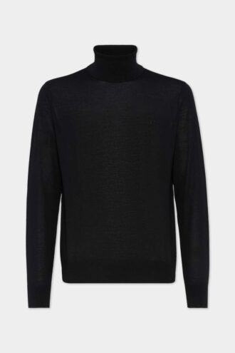 Maglione a collo alto in lana D2