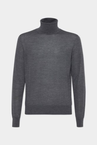Maglione a collo alto in lana D2