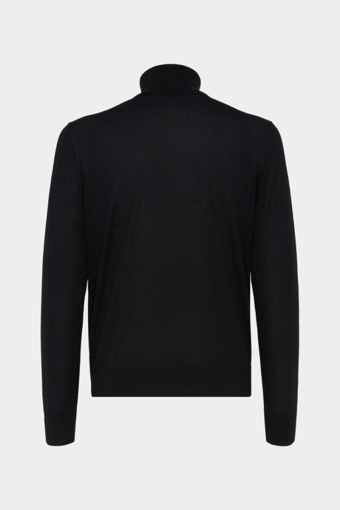 Maglione a collo alto in lana D2