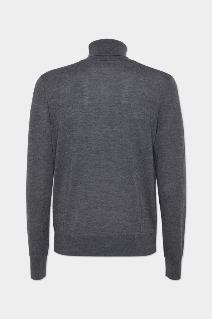 Maglione a collo alto in lana D2