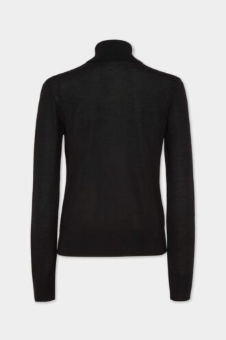 Maglione a collo alto in lana D2