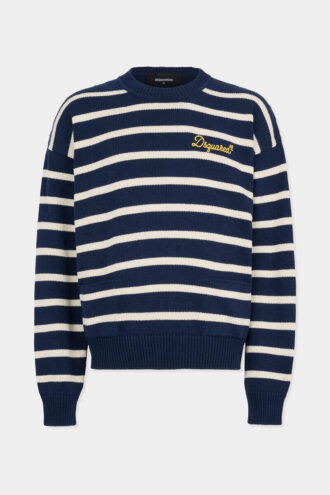 Maglione a righe