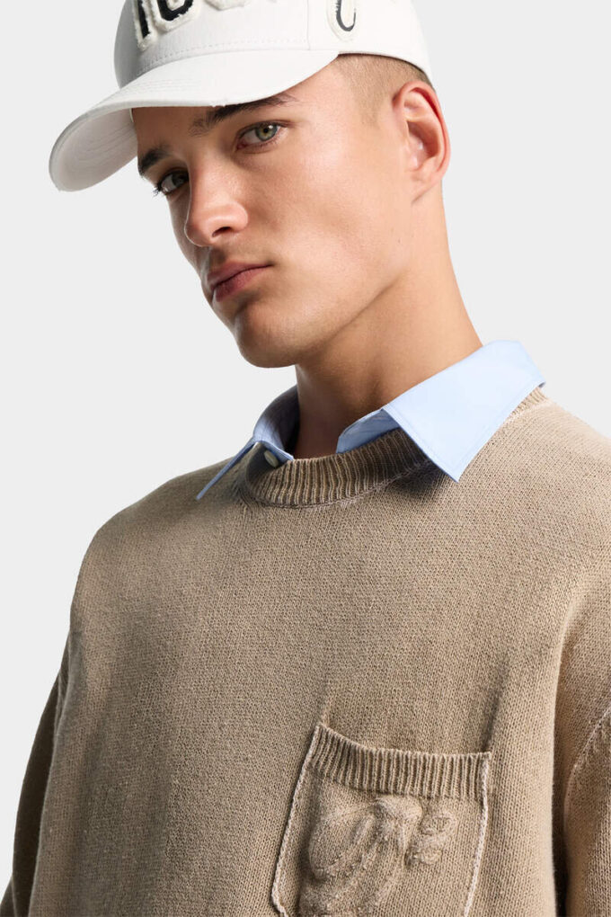 Maglione con punto jersey Dsquared2 Maglione con punto jersey Dsquared2