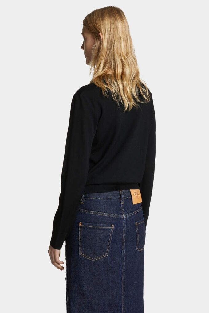 Maglione girocollo in lana D2