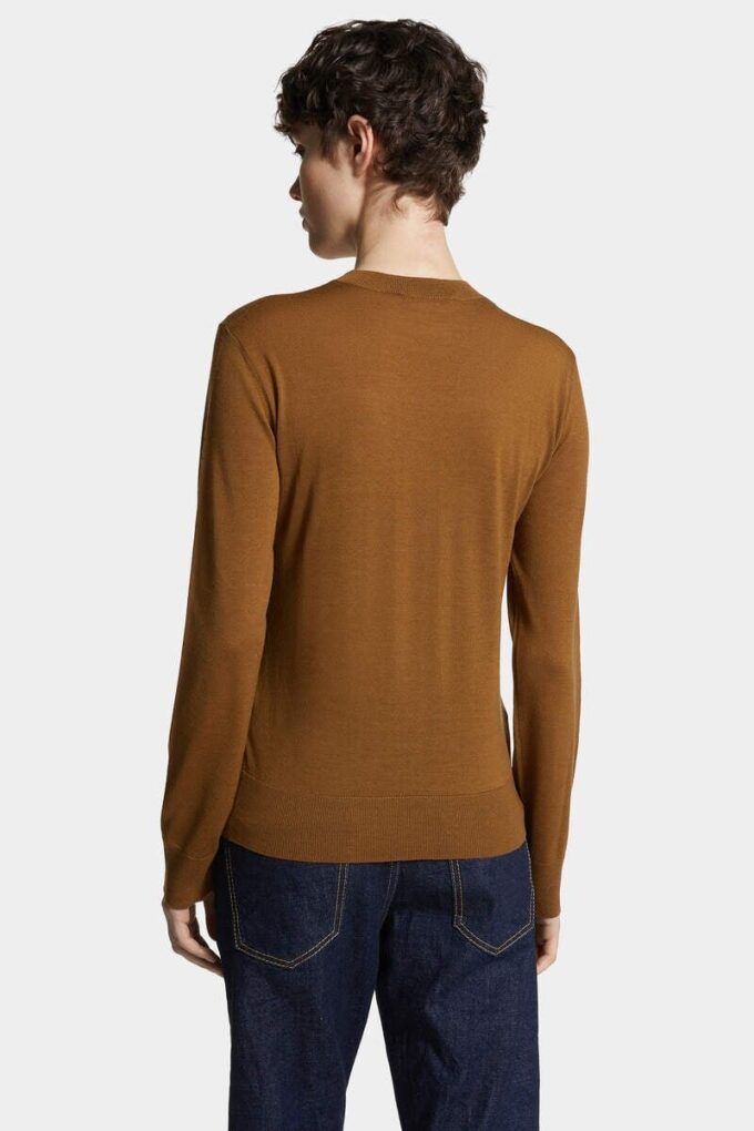 Maglione girocollo in lana D2