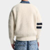Maglione in maglia D2 mix denim Maglione in maglia D2 mix denim