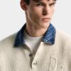 Maglione in maglia D2 mix denim Maglione in maglia D2 mix denim