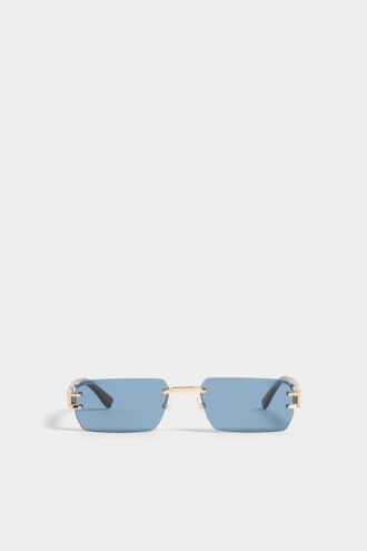 Occhiali da sole Hype Blue in oro rosa Occhiali da sole Hype Blue in oro rosa