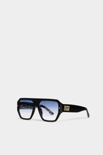 Occhiali da sole Hype con motivo bianco e nero