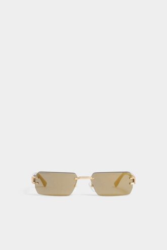 Occhiali da sole Hype Grey in oro rosa