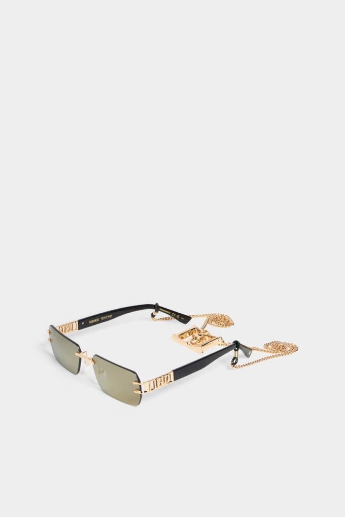 Occhiali da sole Hype Grey in oro rosa