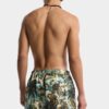 Pantaloncini a vita bassa con stampa scimmia
