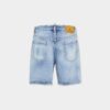 Pantaloncini blu navy con lavaggio chiaro Pantaloncini blu navy con lavaggio chiaro