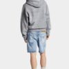 Pantaloncini blu navy con lavaggio chiaro Pantaloncini blu navy con lavaggio chiaro