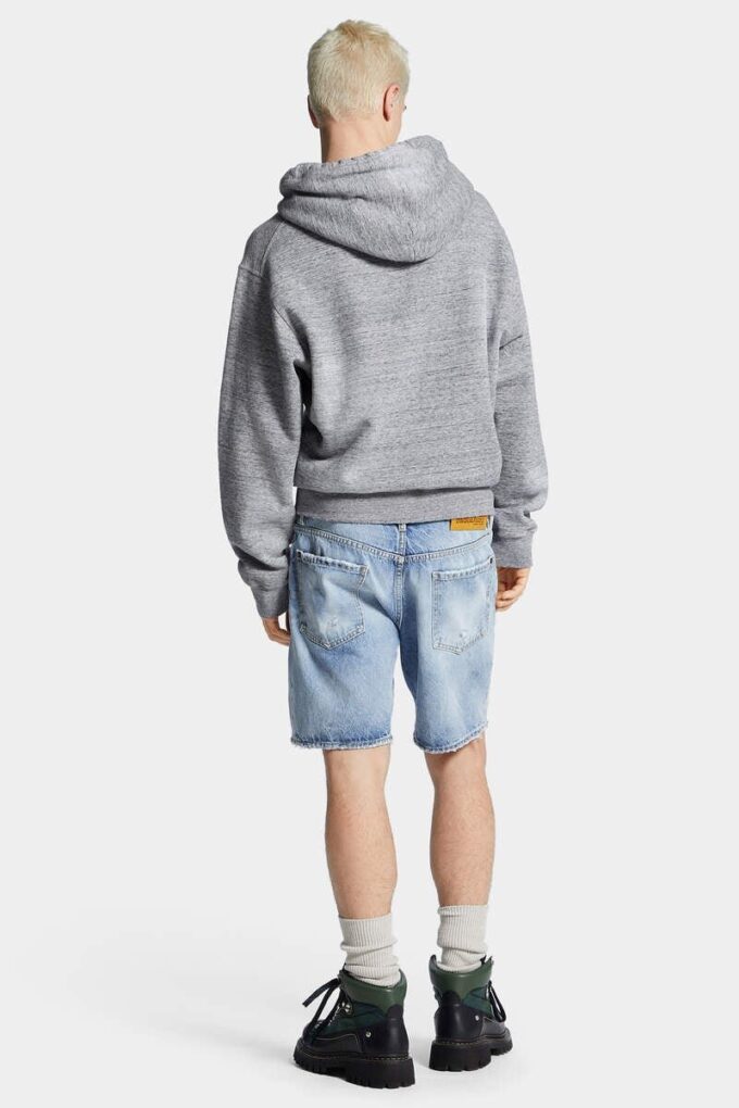 Pantaloncini blu navy con lavaggio chiaro Pantaloncini blu navy con lavaggio chiaro