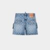 Pantaloncini cargo lavaggio chiaro Pantaloncini cargo lavaggio chiaro