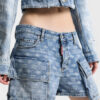 Pantaloncini cargo lavaggio chiaro Pantaloncini cargo lavaggio chiaro