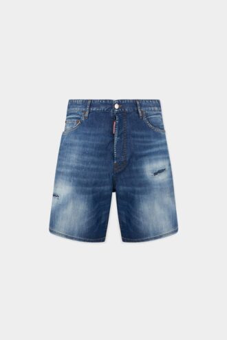 Pantaloncini con lavaggio medio