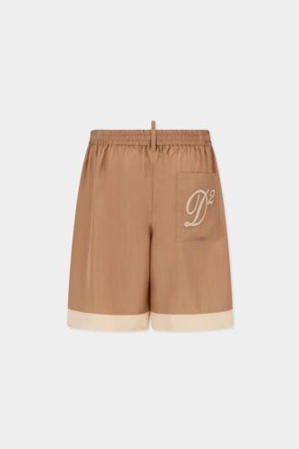 Pantaloncini da bowling in raso